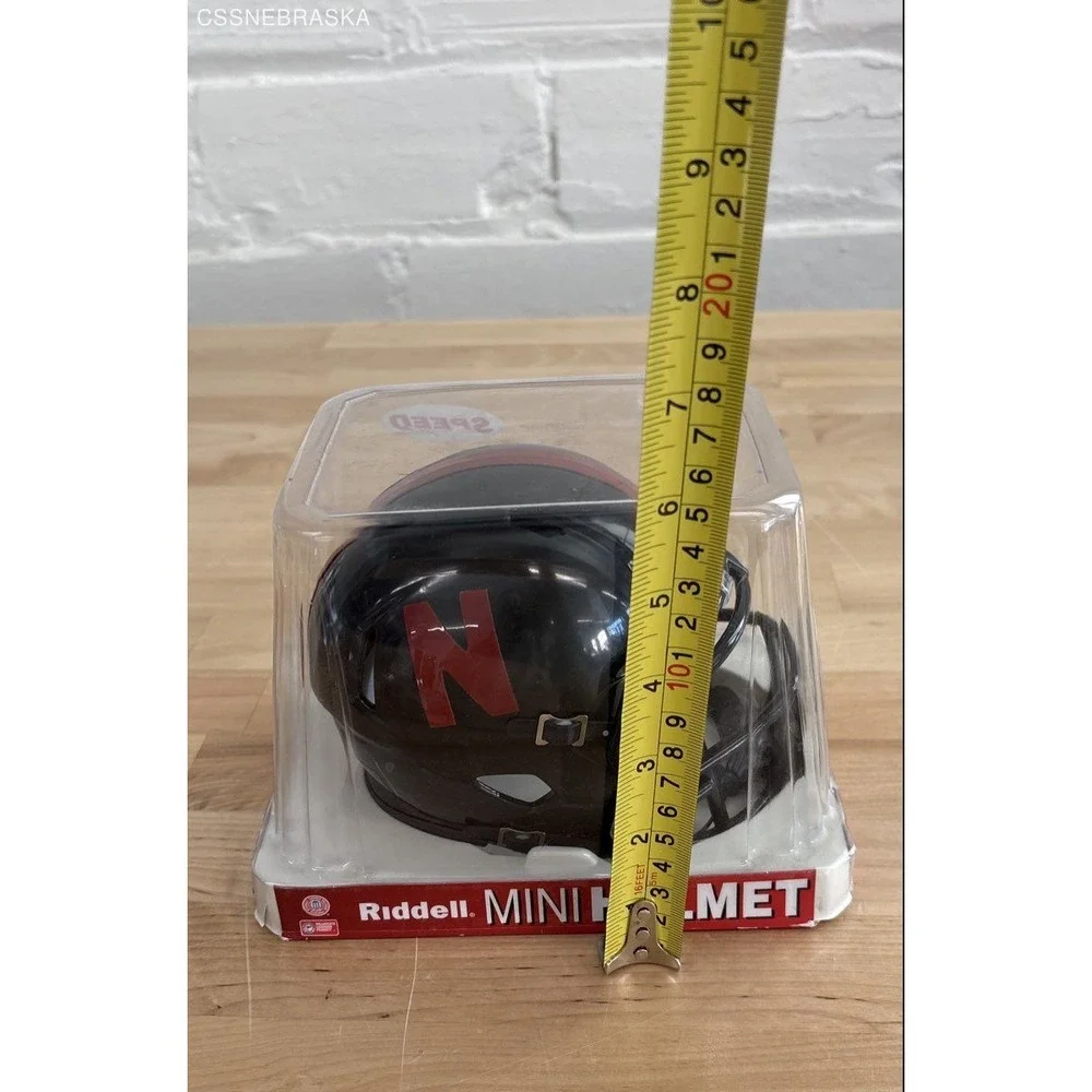 Riddell NCAA Nebraska Cornhuskers Black‎ Speed Mini-Helmet